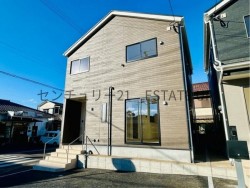 DEMO-01 南向き×高台のオール電化住宅。省エネ性能★★★★で光熱費も節約。LDK15帖以上の明るいリビングと、リビング階段・充実収納の家族想いの設計。錦江台の閑静な街並みに佇む、心地よい3LDK新築邸宅です。