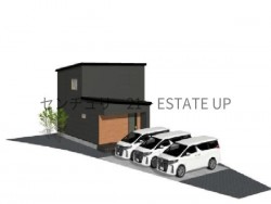 DEMO-01 駅徒歩圏×駐車4台可の広々敷地に建つ新築2階建4LDK。生活と寝室を分けやすい間取りで家族が快適に暮らせます。通勤・通学にも便利な春山町の新築住宅♪