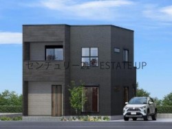 坂之上駅徒歩10分、南向きLDK18.5帖の開放的な4LDK。天井高2.5mのゆとりと、高気密高断熱・オール電化の快適性能を備えた住まい。ルーフバルコニー付きで暮らしが広がる新築♪