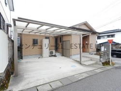 DEMO-01 広々としたゆとりある3LDKの平屋住宅♪オール電化＋太陽光発電搭載で光熱費を抑えやすく環境にも配慮された住宅です。駐車スペースあり2台あり、バス停も近く交通アクセスも便利です。