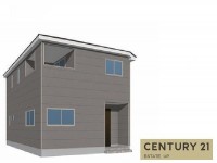 DEMO-01 17帖の家族が集うリビング空間でルーフバルコニー付き新築住宅♪ゆとりある敷地で駐車3台可能！生活利便施設が徒歩圏内に揃い、小・中学校や幼稚園も近く子育ても安心できる立地です。